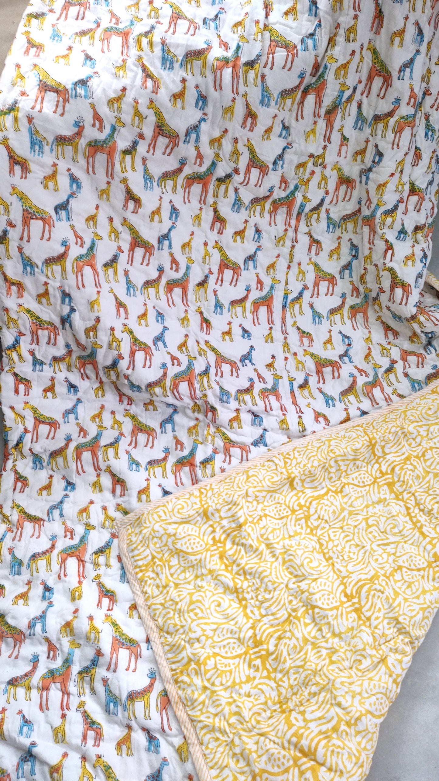 Giraffe Themed Quilt