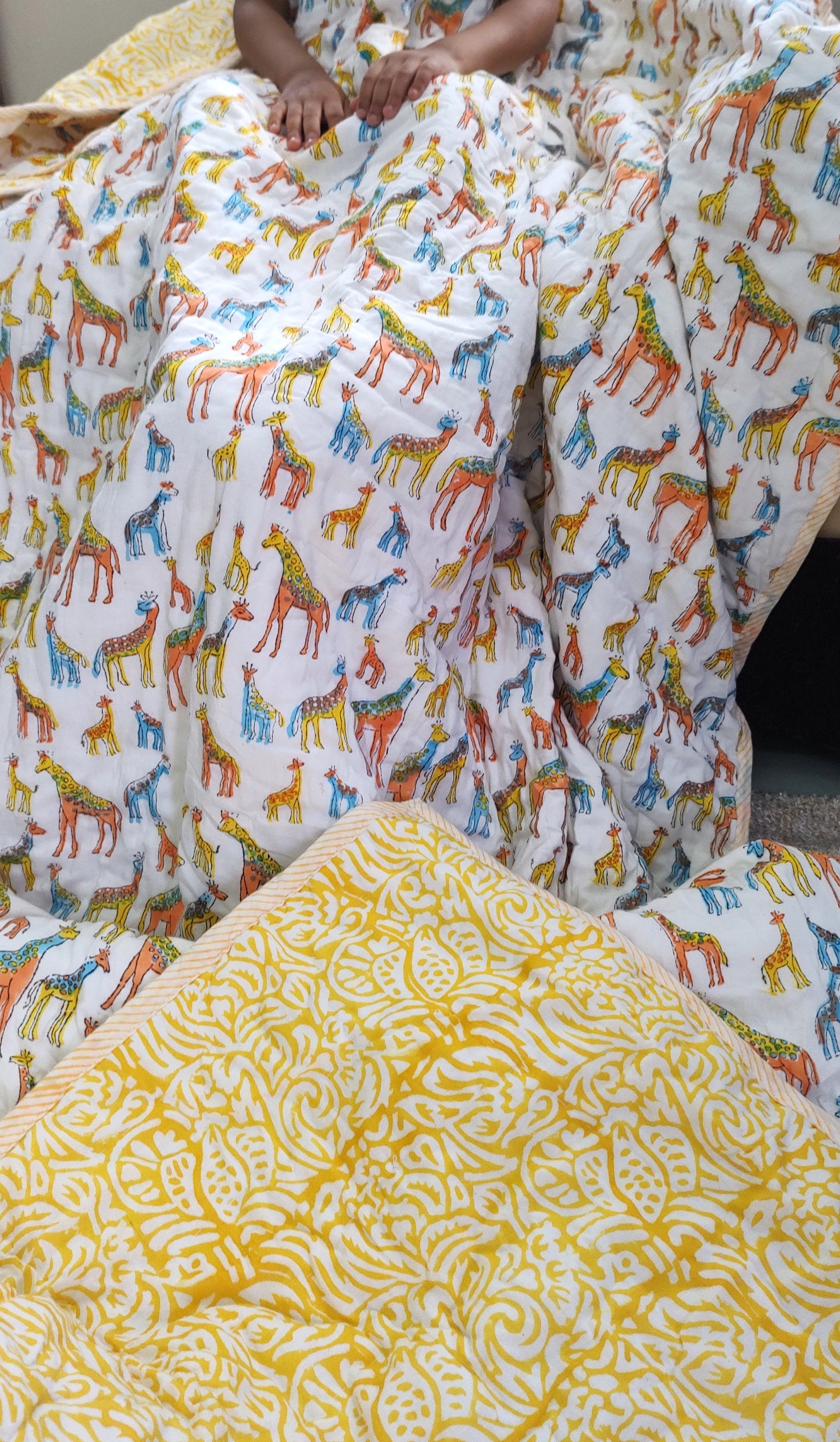 Giraffe Themed Quilt
