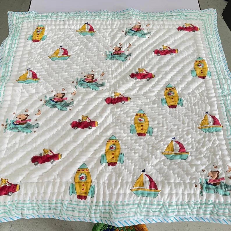 Transport Themed Quilt