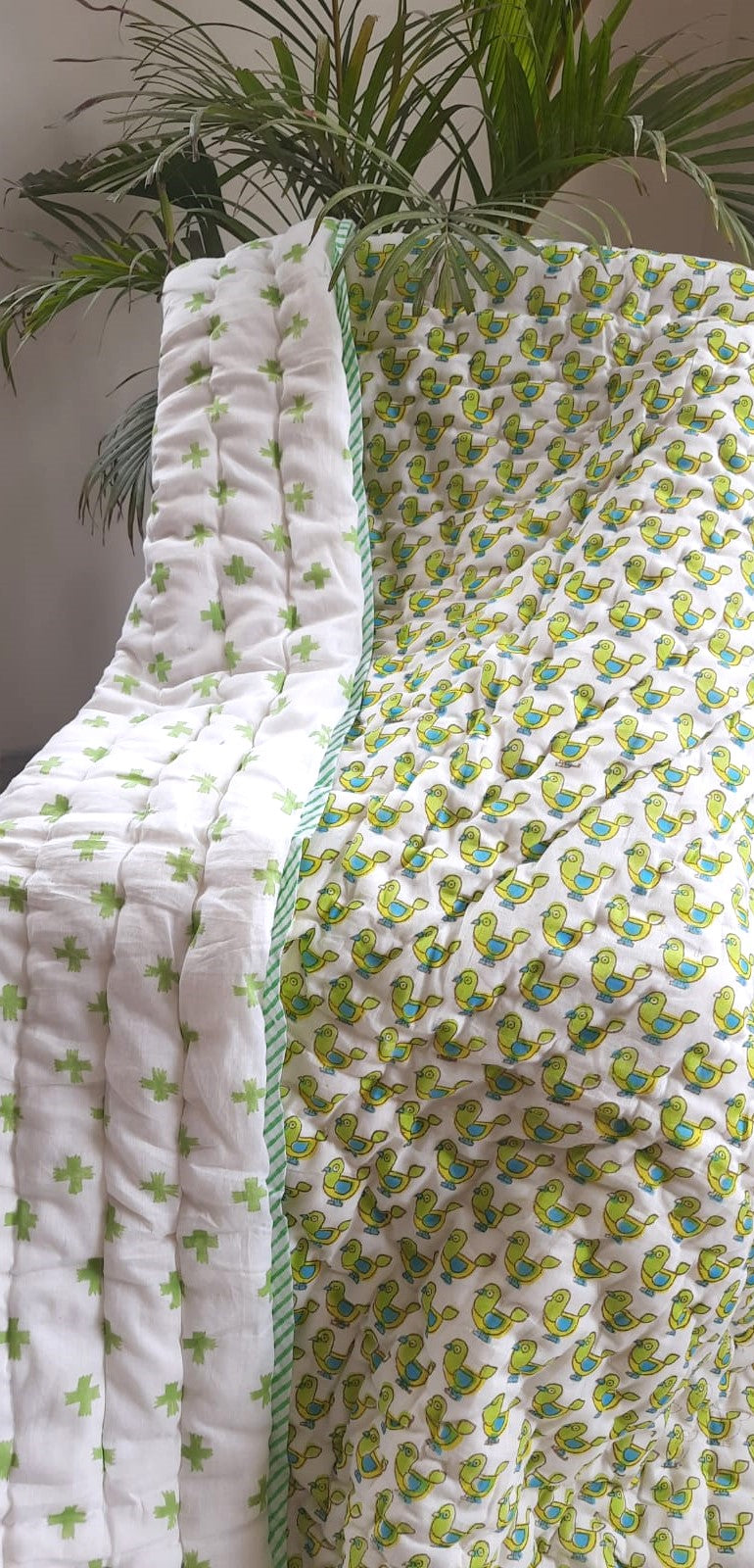 Green Birdie Quilt