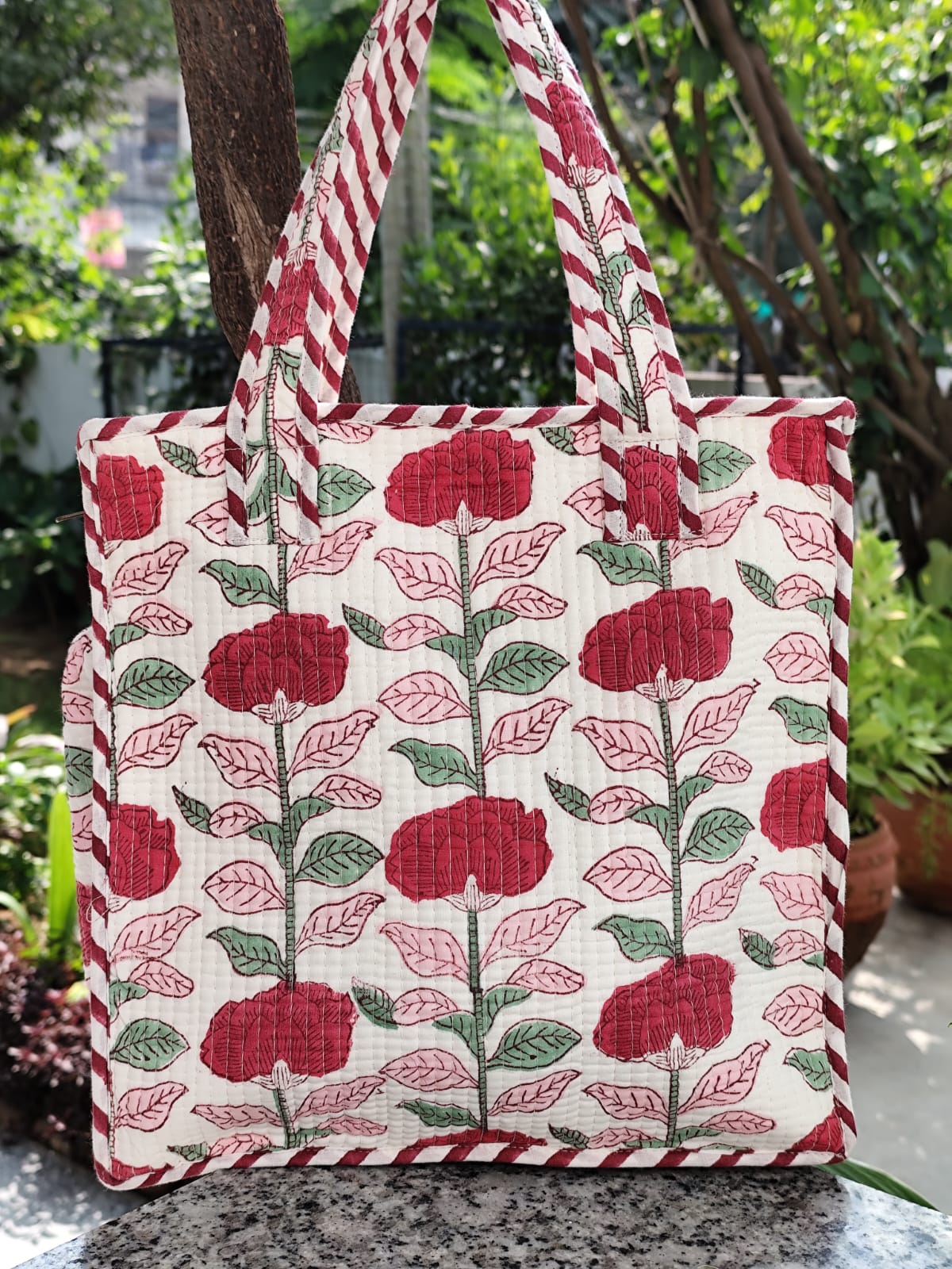 Lunch Bag Red & Pink