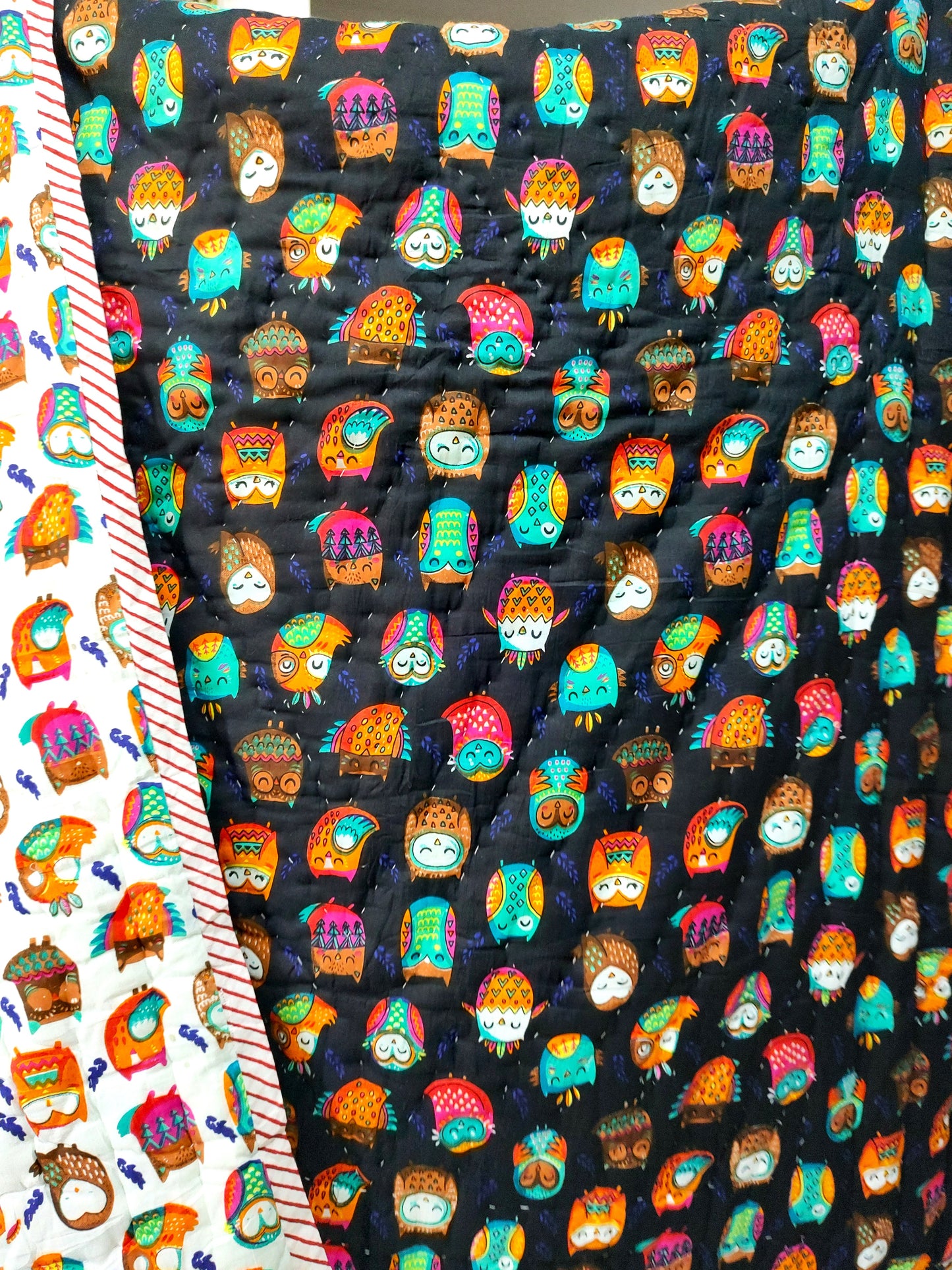 Black & White Owl Quilt
