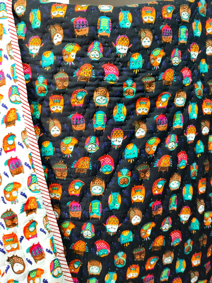 Black & White Owl Quilt