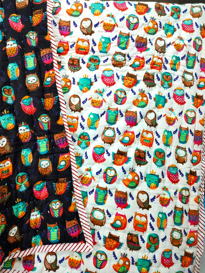 Black & White Owl Quilt