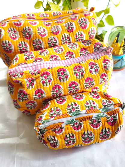 Multi Purpose/Toiletry Pouches (Set of 3)