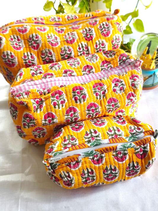 Multi Purpose/Toiletry Pouches (Set of 3)