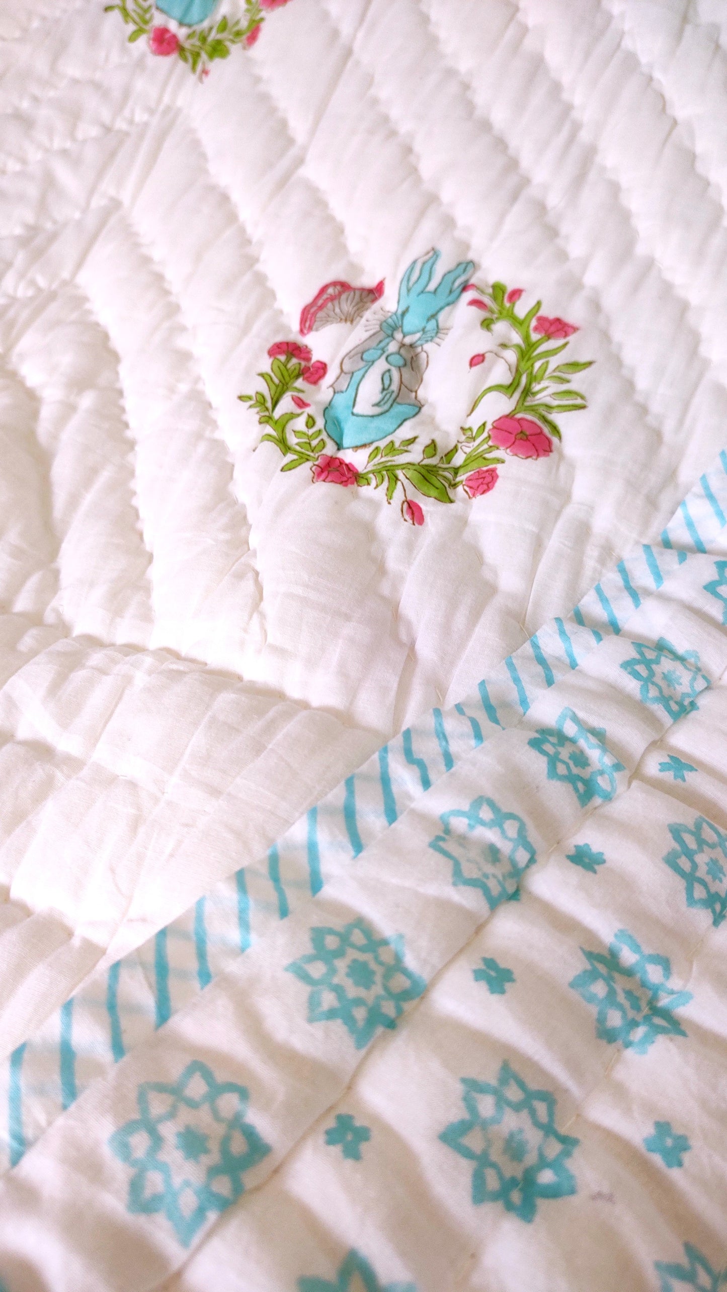 Blue Rabbit Quilt