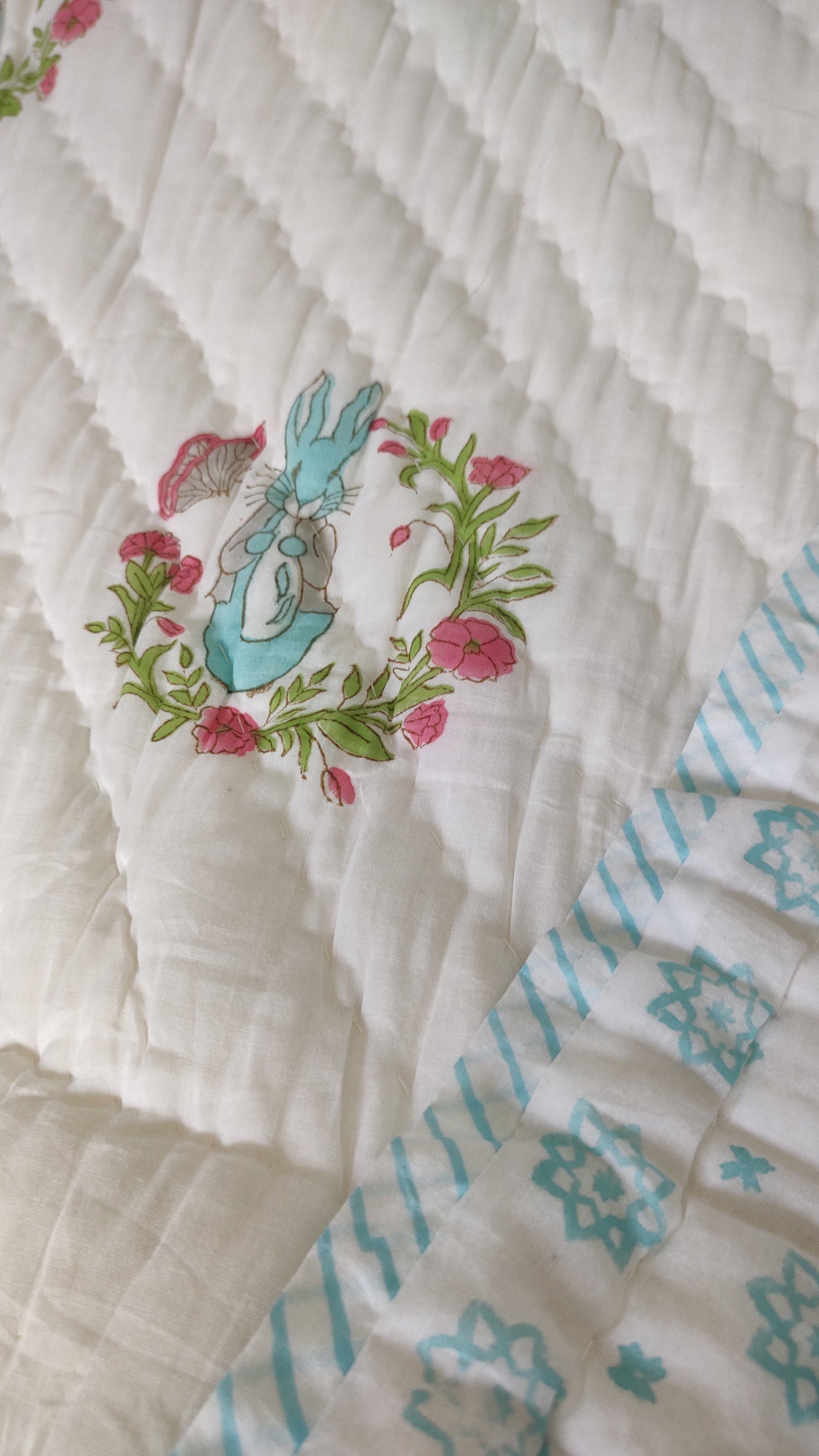 Blue Rabbit Quilt