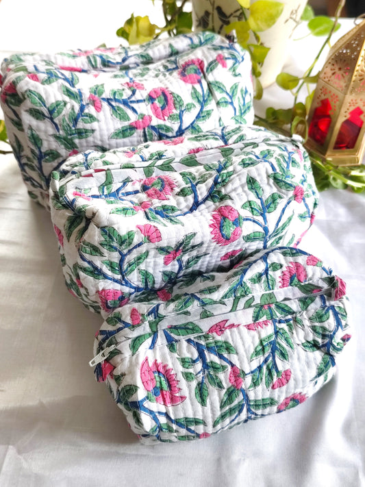 Multi Purpose/Toiletry Pouches (Set of 3)