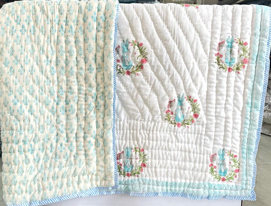 Blue Rabbit Quilt