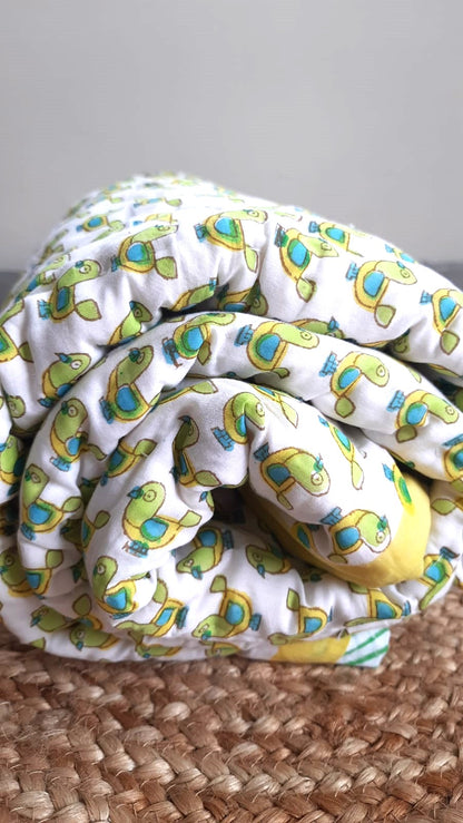 Green Birdie Quilt