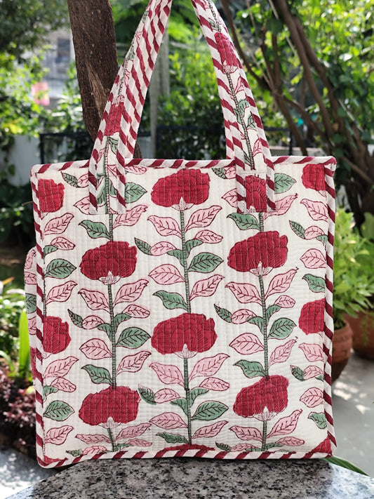 Lunch Bag Red & Pink