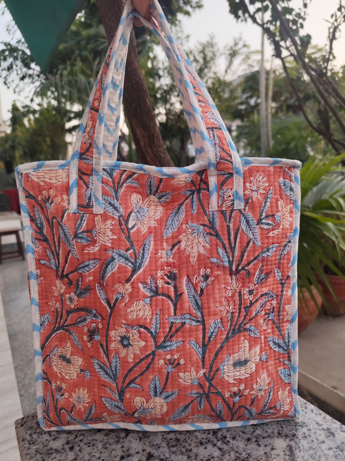 Lunch Bag Colorful Plants