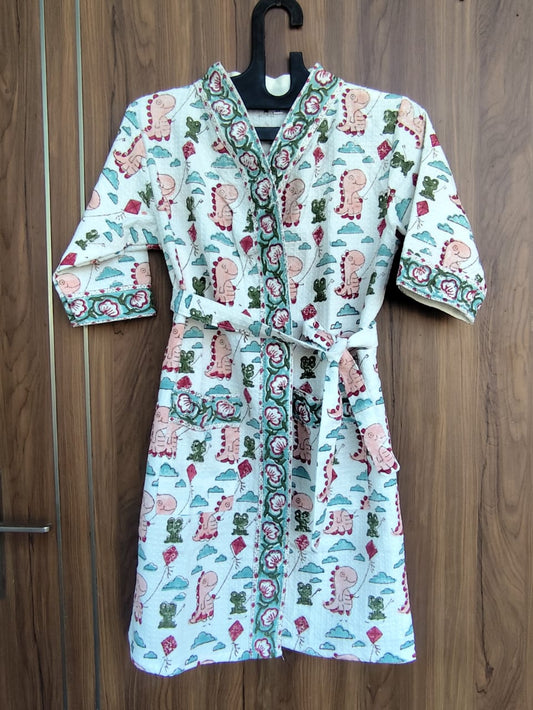 Dino Kids Bathrobe