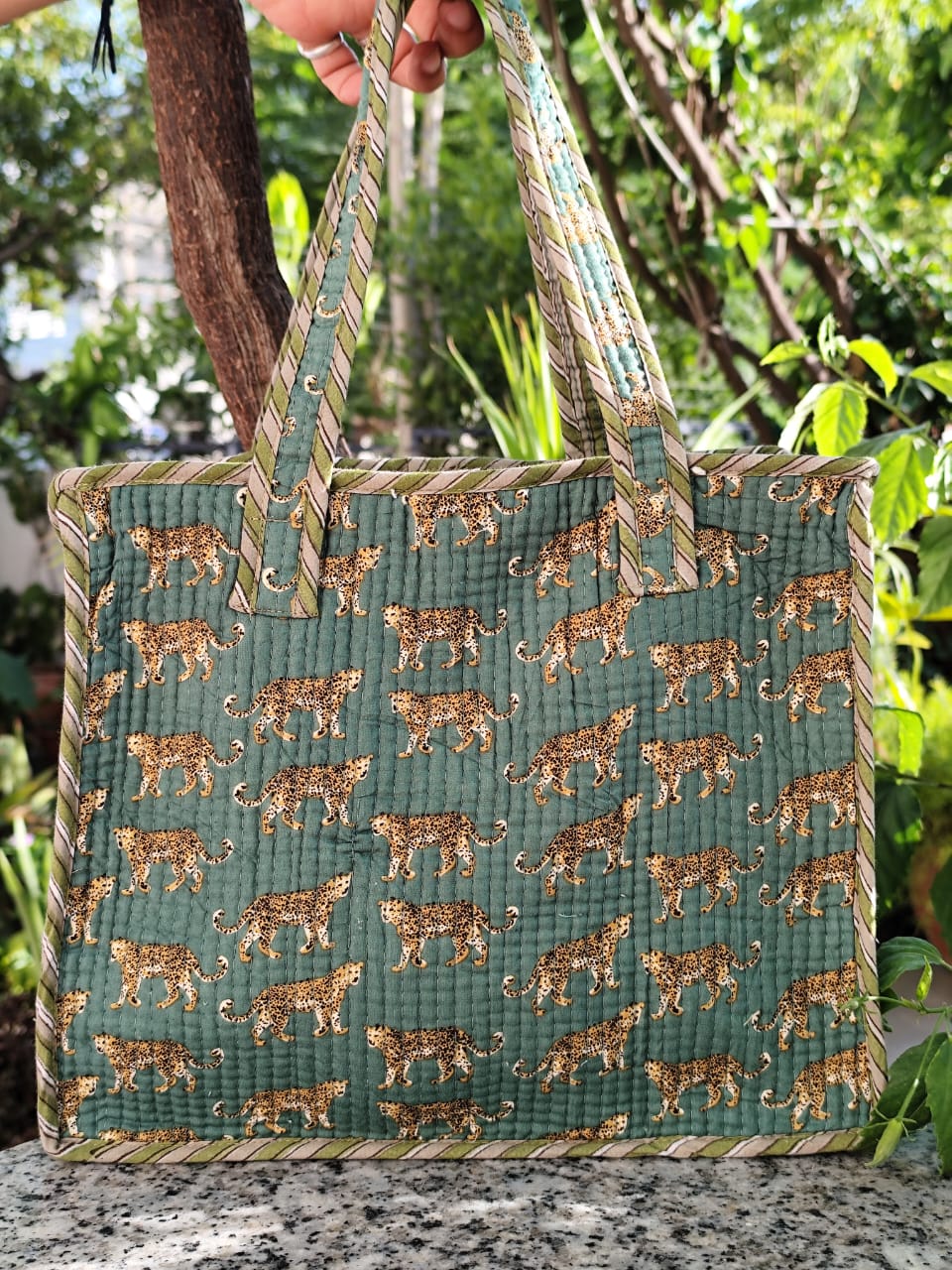 Leopard Mini Tote Bag