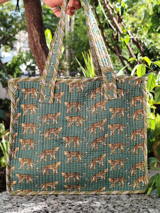 Leopard Mini Tote Bag
